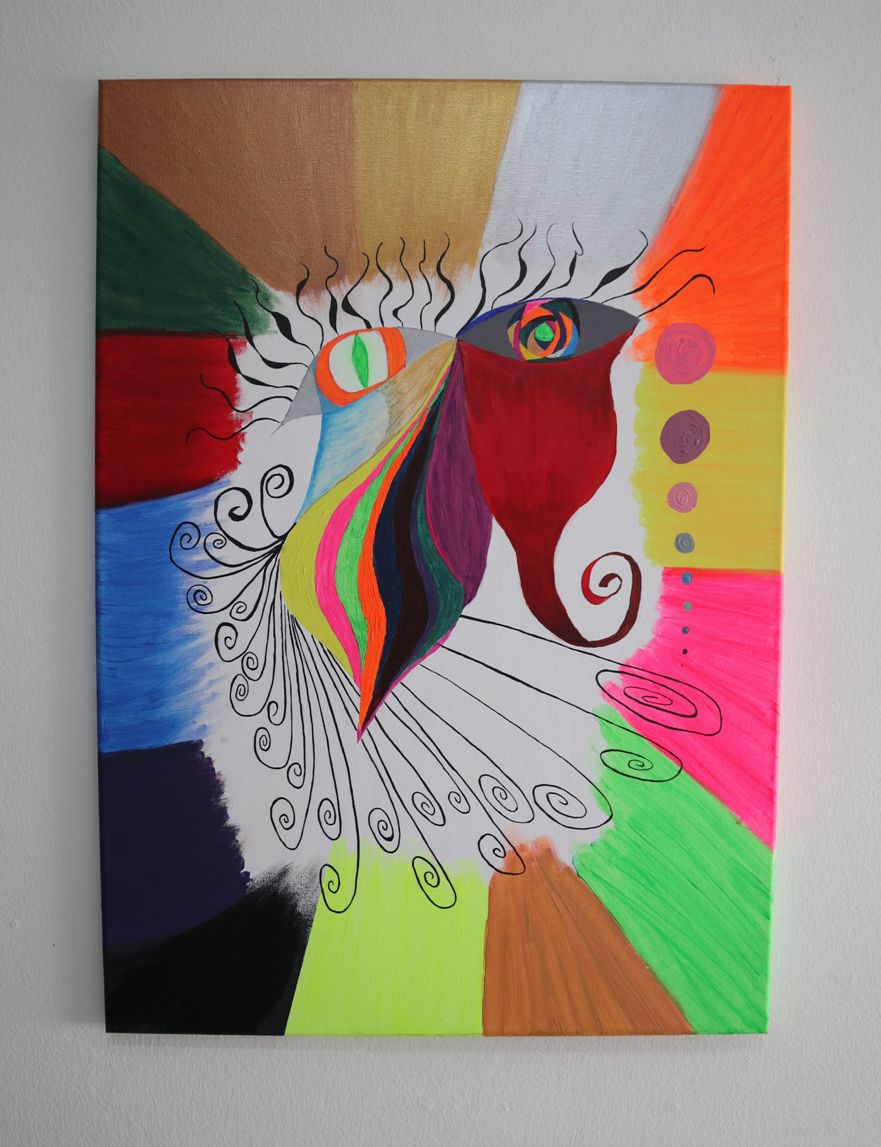 Obra Olhos Pesados, de Cristina Bento